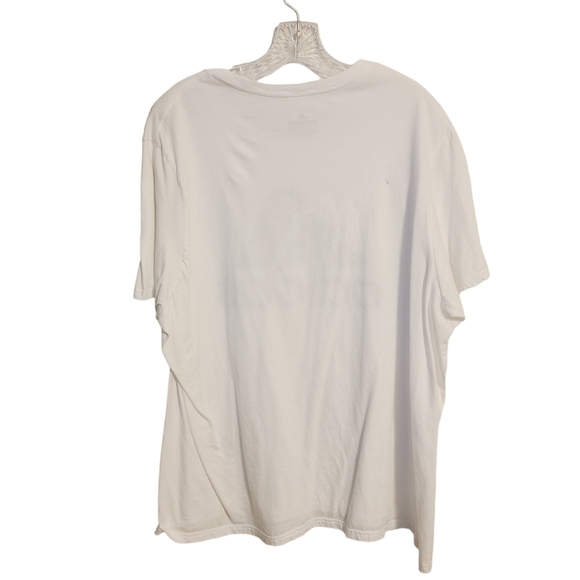 Adidas | Men's White Essential Amplifier Tee With Black Logo (Size 2XL) - Picture 11 of 11